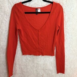H&M Divided Bold Orange Knitwear